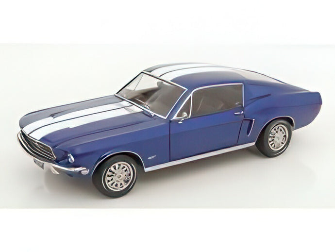 【予約】12月以降発売予定FORD USA MUSTANG GT FASTBACK COUPE 1968 ブルー ホワイト/ KK-SCALE 1/12 ミニカー