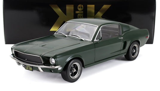 FORD USA MUSTANG GT FASTBACK COUPE 1968 マットグリーン/ KK-SCALE 1/12 ミニカー