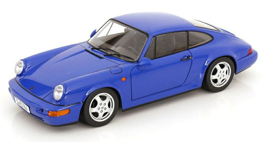 【予約】2026年以降発売予定ポルシェ 911 964 RS クーペ 1992 ブルー (カップホイール) / KK-SCALE 1/12 ミニカー