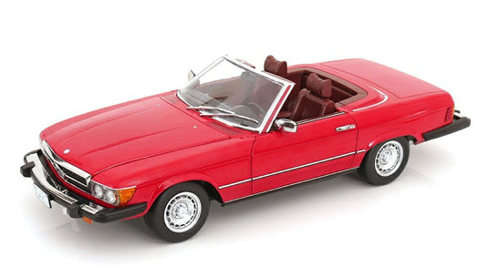 Mercedesメルセデスベンツ 450 SL R107 1979 US Version TV Series Dallas レッド / KK-Scale 1/12 ミニカー