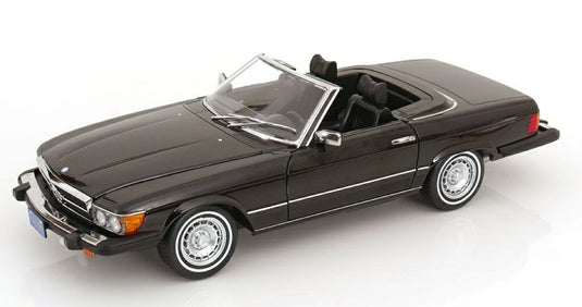 Mercedesメルセデス 450 SL R107 US-Version映画『アメリカン・ジゴロ』1979 ブラック / KK-SCALE 1/12 ミニカー