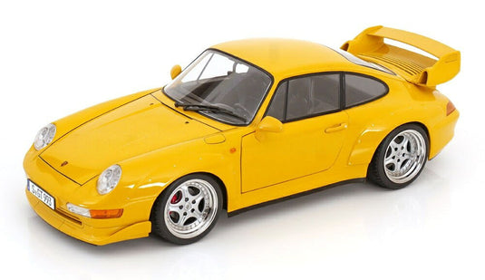 【予約】2026年発売予定Porscheポルシェ 911 993 GT2 クーペ 1996 スピードラインリム イエロー / KK-SCALE 1/12 ミニカー