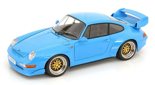 【予約】2026年発売予定Porscheポルシェ 911 993 GT2 クーペ 1996 BBSリム ライトブルー / KK-SCALE 1/12 ミニカー
