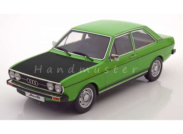 1972 Audi 80 GT/E, green/black/KK-SCALE 1/18ミニカー 1500台限定