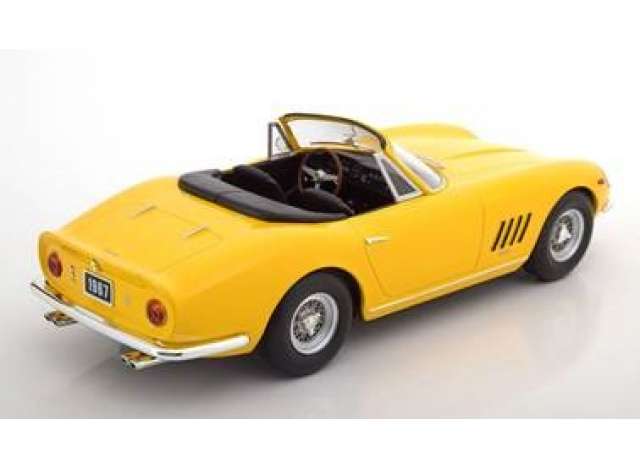 ギャラリービューアに画像をロードする, 1967 Ferrari 275 GTB 4 NART Spyder spoke Rims, yellow/KK-SCALE 1/18ミニカー 500台限定
