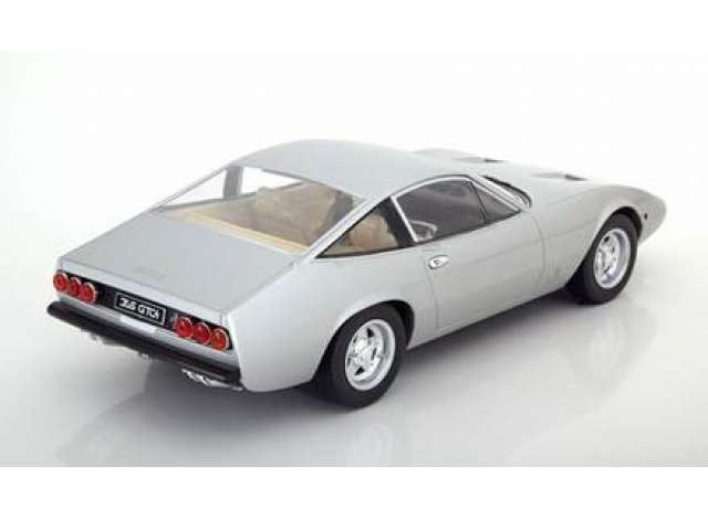 ギャラリービューアに画像をロードする, 1971 Ferrari 365 GTC 4, silver/KK-SCALE 1/18ミニカー 750台限定
