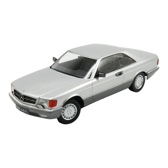 【予約】2026年発売予定 Mercedes Benzメルセデスベンツ Sクラス 560SEC クーペ C126 1980 シルバー 1000台限定 / KK-SCALE 1/18 ミニカー