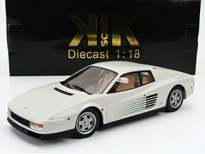 FERRARI - TESTAROSSA MKI USA VERSION 1984 MONODADO MONOSPECCHIO - WHITE/KK-SCALE 1/18ミニカー