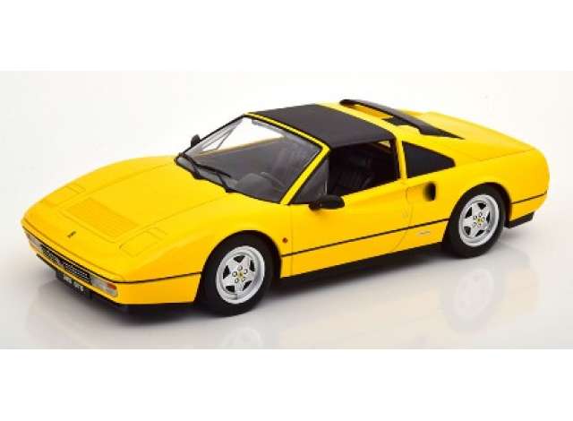 1985 Ferrari 328 GTS, yellow/KK-SCALE 1/18ミニカー 1250台限定