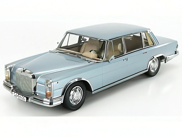 【予約】MERCEDES BENZ Sクラス 600 プルマン (W100) 1963 ライトブルーメタリック/ KK-SCALE 1/18 ミニカー