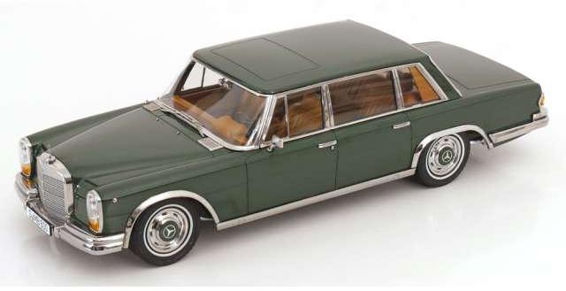 1963 メルセデスベンツ 600 SWB W100 グリーン/ KK - Scale  1/18 ミニカー