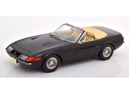 1969 Ferrari 365 GTB Daytona Spyder, black/KK-SCALE 1/18ミニカー 1250台限定