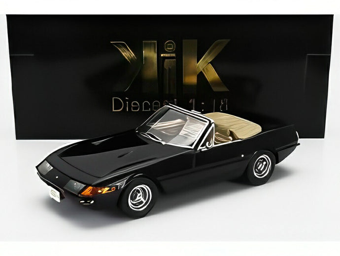 【予約】FERRARI 365 GTS DAYTONA SPIDER 1stシリーズ オープン USA仕様 1969 ブラック/ KK-SCALE 1/18 ミニカー