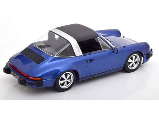 1977 Porsche 911 Carrera 3.0 Targa with Removable Targa Roof, blue/KK-SCALE 1/18ミニカー