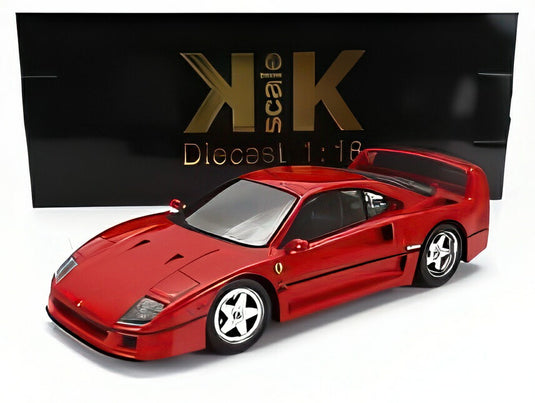 【予約】12月以降発売予定FERRARI F40 1987 ブラックインテリア ロッソフェラーリレッド/ KK-SCALE 1/18 ミニカー