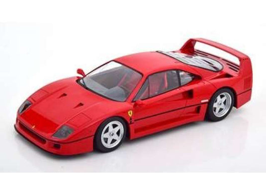 1987 Ferrari F40 レッドシート付き、レッド/ KK-SCALE 1/18 ミニカー