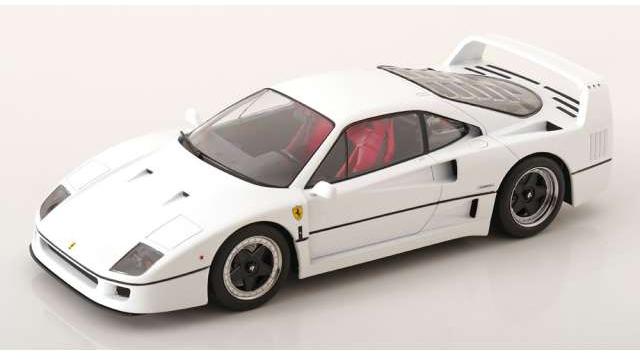 【予約】FERRARI F40 1987 ブルネイ国王 私用車 ホワイト/ KK-SCALE 1/18 ミニカー