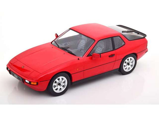 1985 Porsche 924, red/KK-SCALE 1/18ミニカー