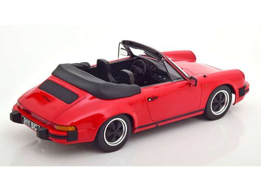 1983 Porsche 911 SC Cabrio with extra Softtop, red/KK-SCALE 1/18ミニカー