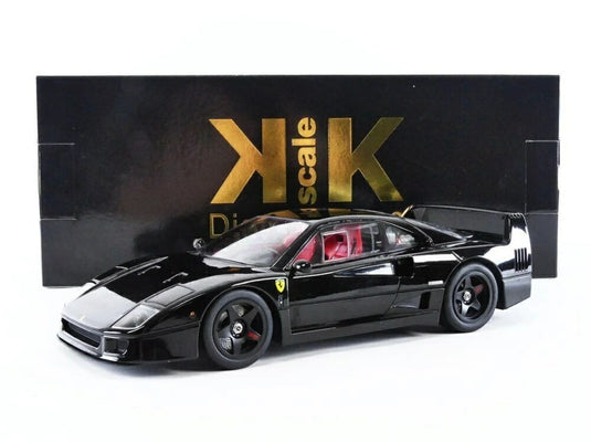 フェラーリ F40 ライトウェイト 1990 ブラック / KK Scale 1/18 ミニカー