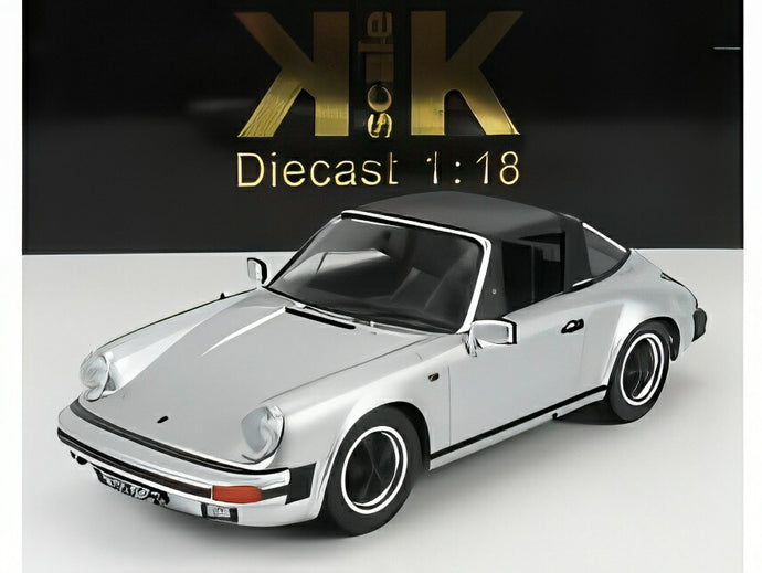 【予約】PORSCHE 911 SC タルガ 1983 ハードトップ付き シルバー/ KK-SCALE 1/18 ミニカー