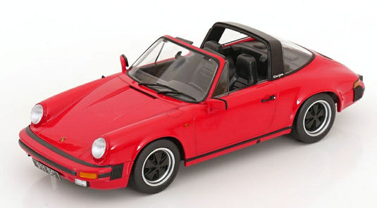 【予約】8-10月以降発売予定PORSCHE 911 SC TARGA 1983 レッド / KK-SCALE 1/18 ミニカー