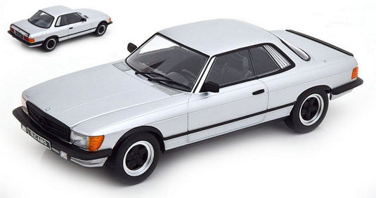 Mercedesメルセデス 500 SLC 1985 シルバー / KK-SCALE 1/18 ミニカー