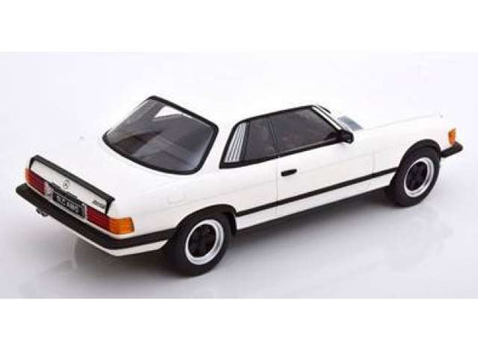 1985 Mercedes Benz 500 SLC 6.0 AMG C107, white/matt black/KK-SCALE 1/18ミニカー