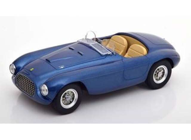 ギャラリービューアに画像をロードする, 1949 Ferrari 166 MM Barchetta, blue metallic/KK-SCALE 1/18ミニカー
