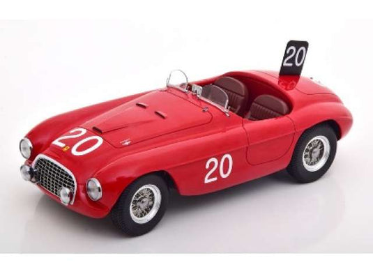 1949 Ferrari 166 MM #20 Winner 24h Spa, red/KK-SCALE 1/18ミニカー