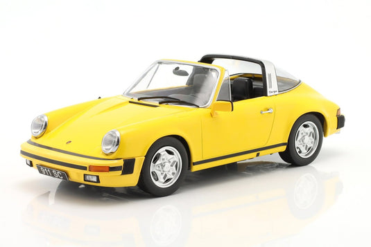Porscheポルシェ 911 SC Targaタルガ 1978 イエロー / KK-SCALE 1/18 ミニカー
