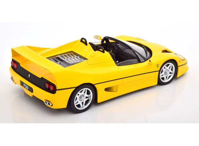 ギャラリービューアに画像をロードする, 1995 Ferrari F50 Cabrio, yellow/KK-SCALE 1/18ミニカー
