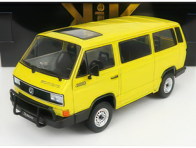 VOLKSWAGEN T3 MINIBUS SYNCRO 1987 YELLOW/KK-SCALE 1/18ミニカー