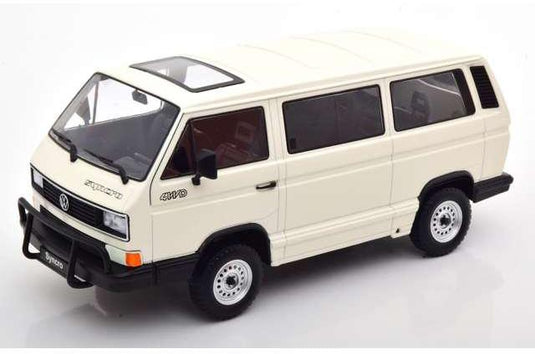 1987 フォルクスワーゲン バス T3 Syncro ホワイト/ KK - Scale  1/18 ミニカー