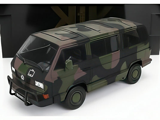 【予約】VOLKSWAGEN T3 ミニバス ドイツ軍 1987 ミリタリーカモフラージュ/ KK-SCALE 1/18 ミニカー