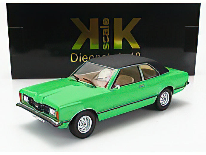 FORD ENGLAND TAUNUS GXL 1971 LIGHT GREEN MATT BLACK/KK-SCALE 1/18ミニカー