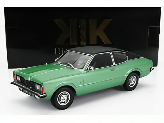 【予約】FORD タウナス GT クーペ 1971 グリーン/ブラック/ KK-SCALE 1/18 ミニカー