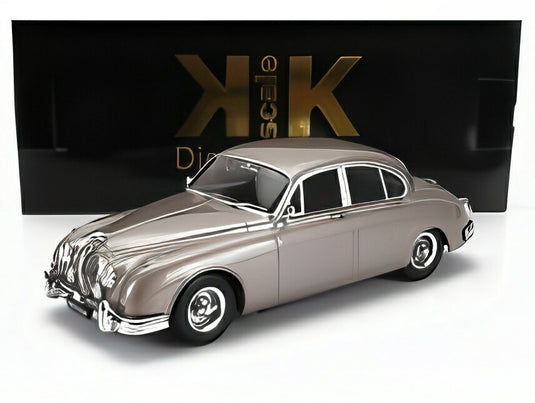 【予約】JAGUAR MKII 3.8 LHD 1959 パールシルバー/ KK-SCALE 1/18 ミニカー
