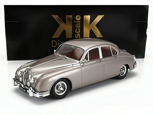 【予約】JAGUAR MkII 3.8 RHD 1959 パールシルバー/ KK-SCALE 1/18 ミニカー
