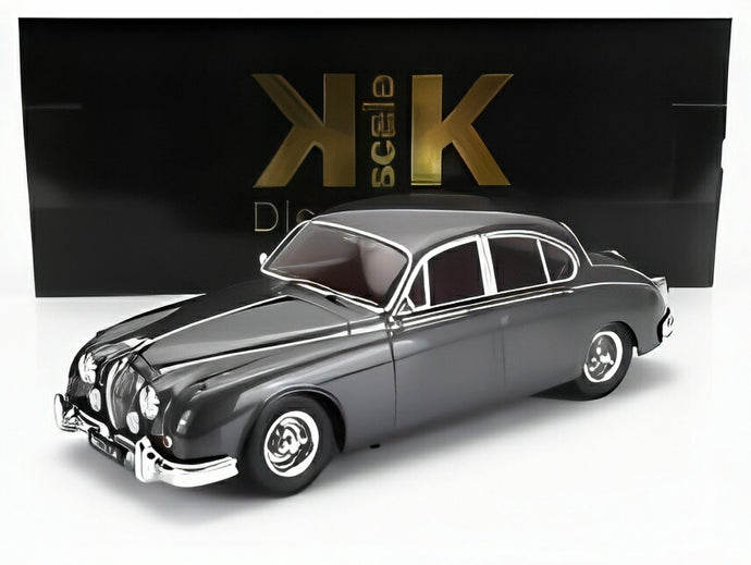 【予約】JAGUAR MKII 3.8 LHD 1959 ダークグレーメタリック/ KK-SCALE 1/18 ミニカー