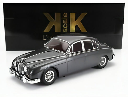 【予約】JAGUAR MKII 3.8 LHD 1959 ダークグレーメタリック/ KK-SCALE 1/18 ミニカー
