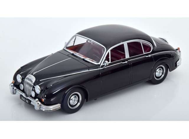 ギャラリービューアに画像をロードする, 1962 Daimler 250 V6 LHD, black with darkred interieur/KK-SCALE 1/18ミニカー
