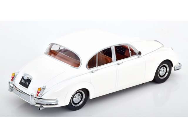 ギャラリービューアに画像をロードする, 1962 Daimler 250 V6 LHD, white with brown interieur/KK-SCALE 1/18ミニカー
