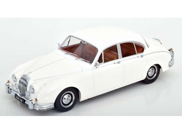 ギャラリービューアに画像をロードする, 1962 Daimler 250 V6 LHD, white with brown interieur/KK-SCALE 1/18ミニカー
