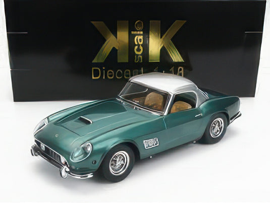 FERRARI 250GT CALIFORNIA SPIDER WITH HARDTOP 1960 GREEN MET SILVER/KK-SCALE 1/18ミニカー