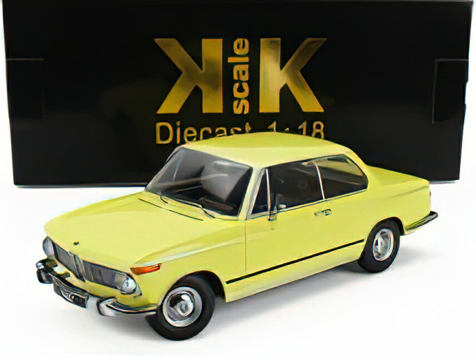 BMW 1602 1-SERIES 1971 YELLOW/KK-SCALE 1/18ミニカー