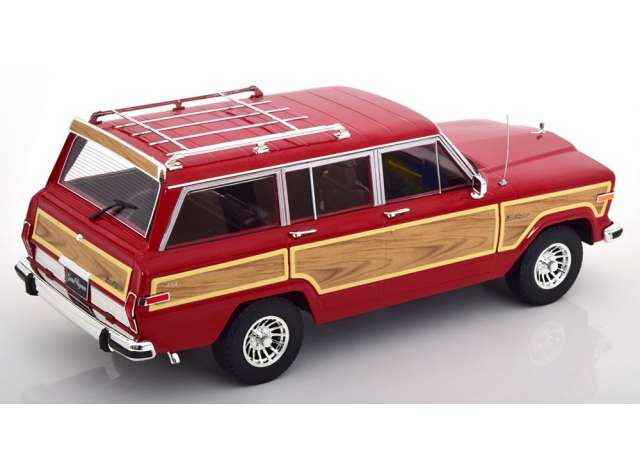 ギャラリービューアに画像をロードする, 1989 Jeep Grand Wagoneer, red/wood/KK-SCALE 1/18ミニカー
