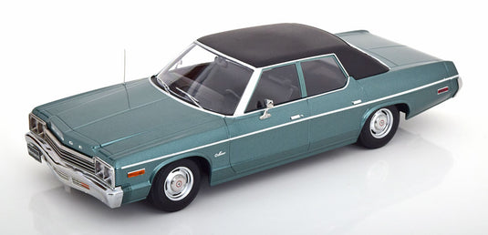 【予約】DODGE モナコ 1974 グリーンメタリック ブラック/ KK-SCALE 1/18 ミニカー