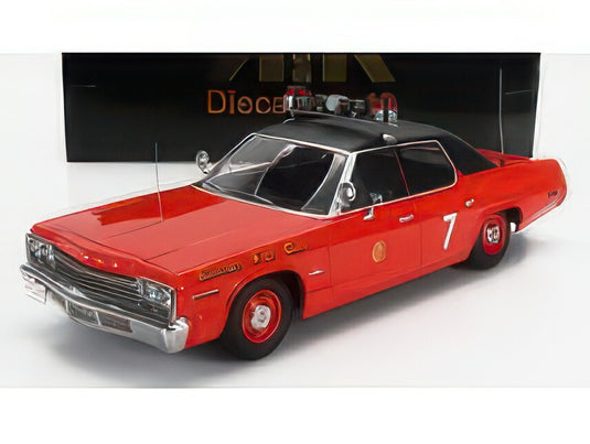 DODGE MONACO N 7 CHICAGO FIRE ENGINE DEPARTMENT 1974 RED BLACK/KK-SCALE 1/18ミニカー