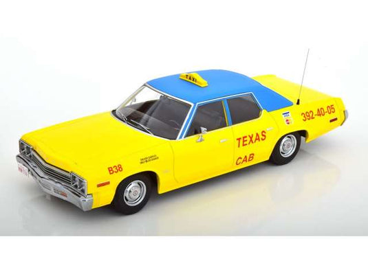 1974 Dodge Monaco, Texas Cab yellow/blue/KK-SCALE 1/18ミニカー